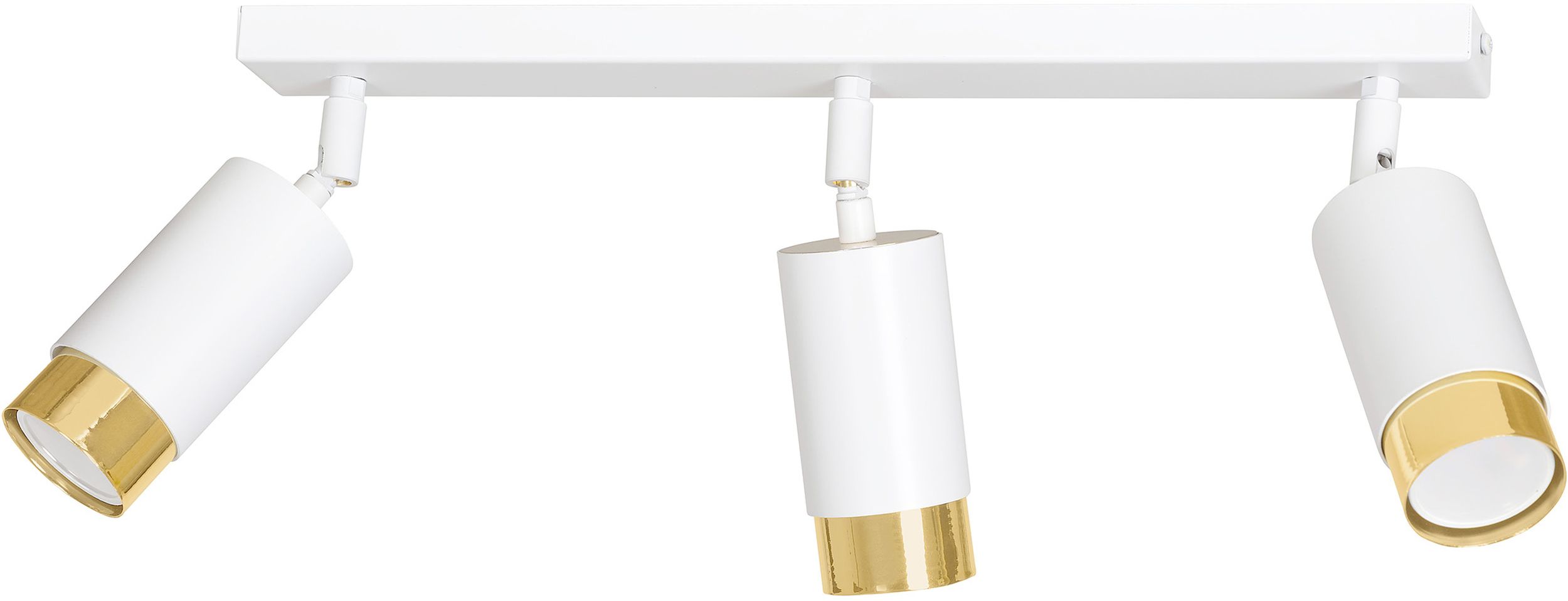 Emibig Hiro lámpara de techo 3x8 W blanco-oro 963/3