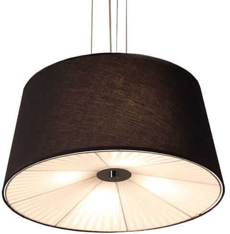 Light Prestige Bali lámpara colgante 4x60 W negro LP-1322/1PBK