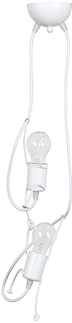 Emibig Bobi lámpara colgante 2x15 W blanco 538/2