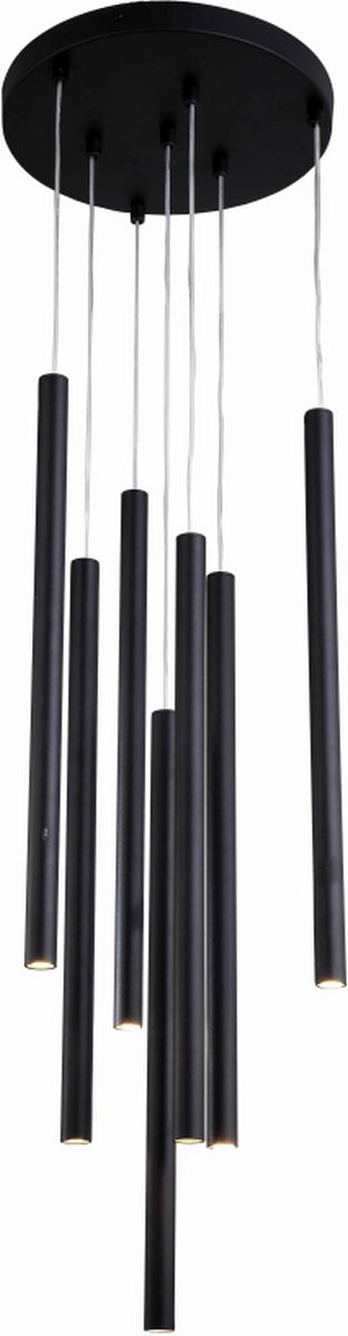 Light Prestige Lungo lámpara colgante x5 W negro LP-894/7PBK