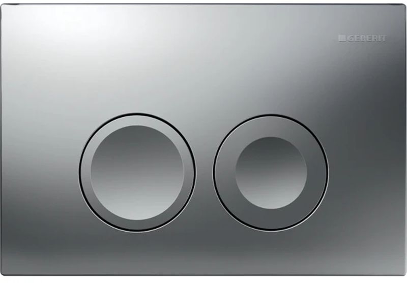 Geberit Delta25 botón de descarga para WC cromo mate 115.125.46.5