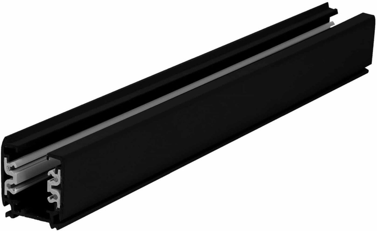 Light Prestige System 3F riel para lámparas x W negro LP-571/2M-3FBK