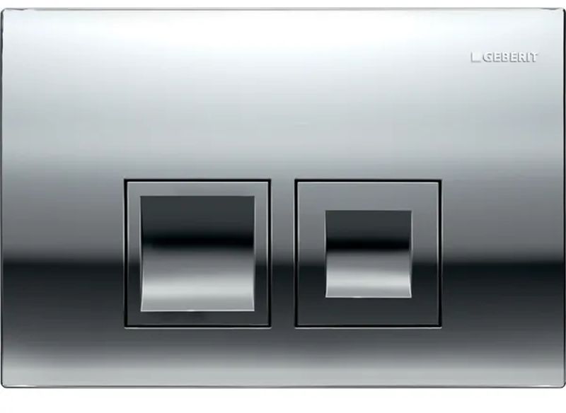 Geberit Delta25 botón de descarga para WC cromo brillante 115.135.21.5