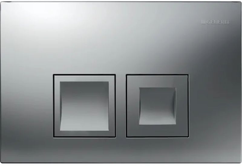 Geberit Delta25 botón de descarga para WC cromo mate 115.135.46.5