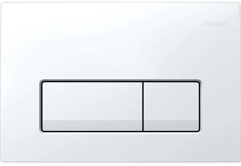 Geberit Delta botón de descarga para WC blanco 115.119.11.1