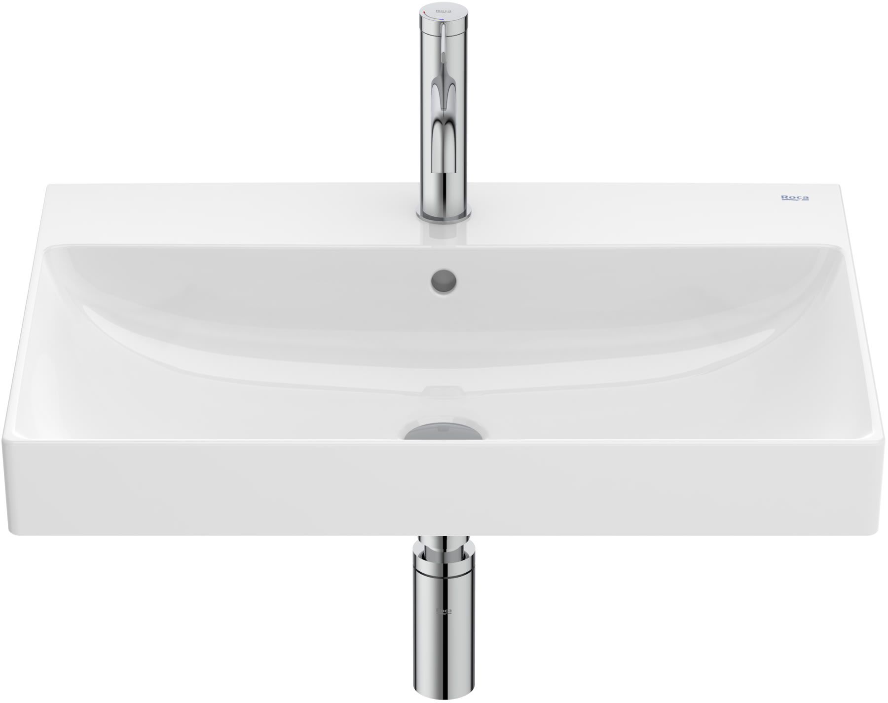 Roca Ona lavabo 65x46 cm rectangular clásico blanco A327687000
