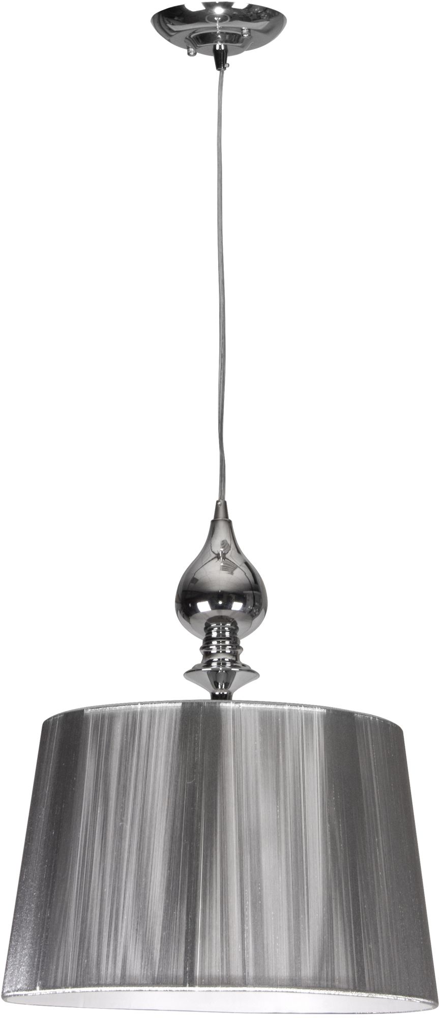 Candellux Gillenia lámpara colgante 1x60 W plata 31-07155