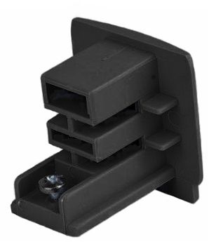 Light Prestige System 3F pieza final de riel para lámparas x W negro LP-556/END4WBK