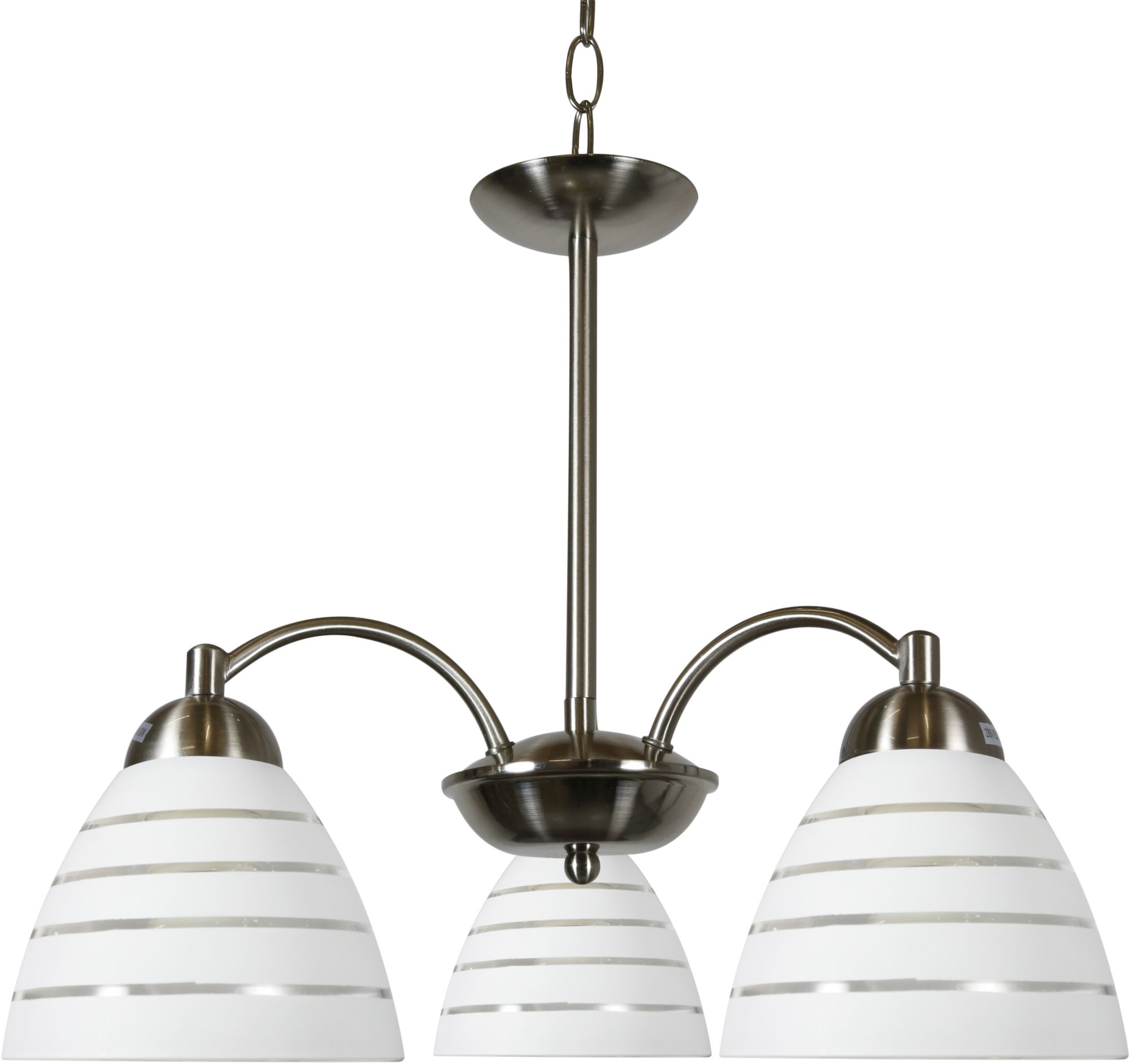 Candellux Uli lámpara colgante 3x60 W blanco-satinado 33-66152