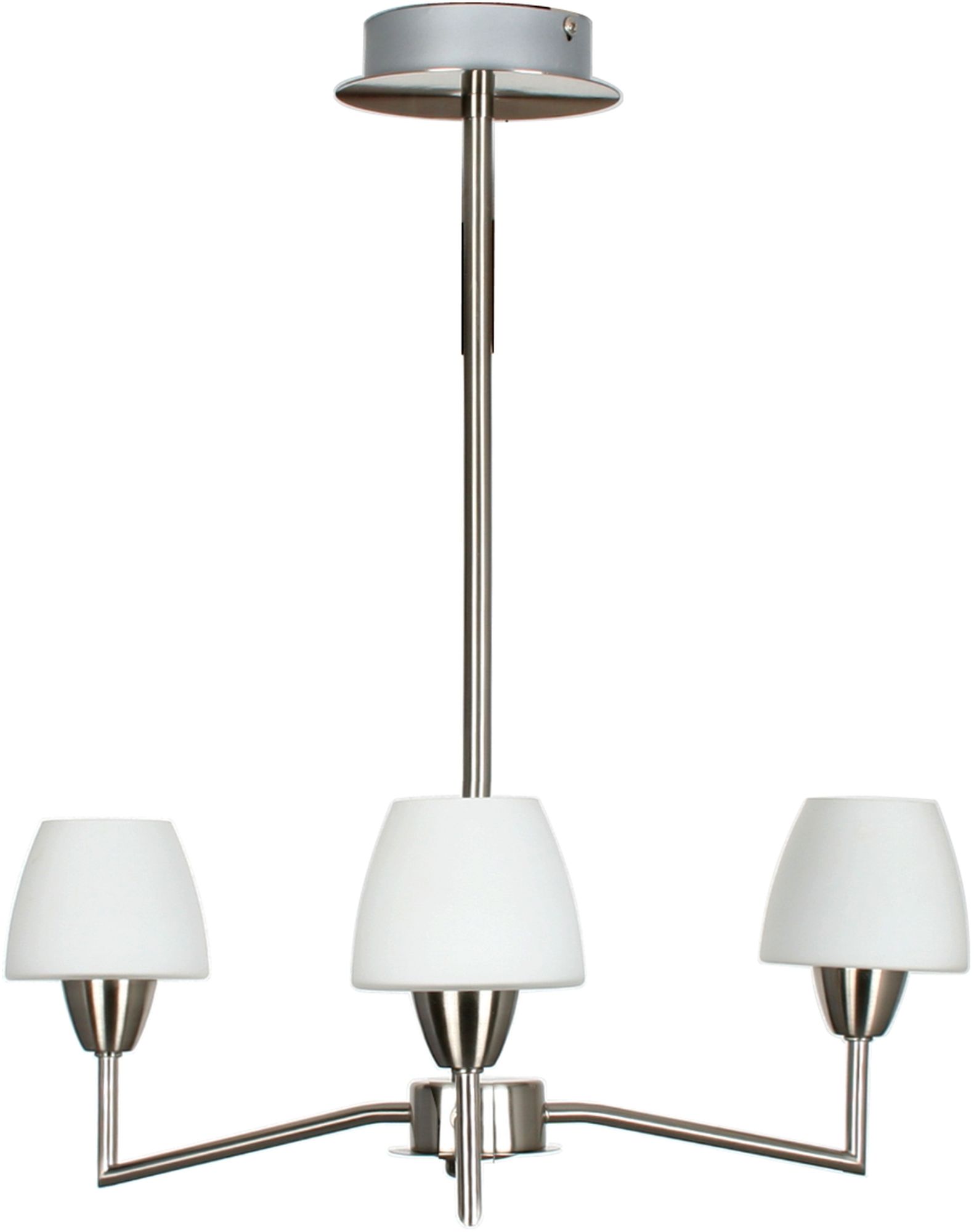 Candellux Togo lámpara de techo 3x40 W blanco-níquel 33-10639