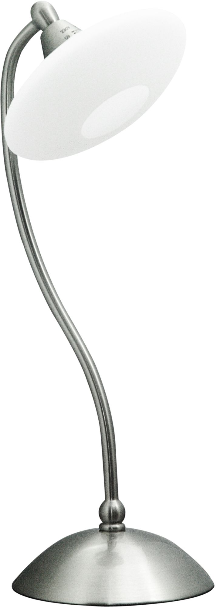 Candellux Elisa lámpara para escritorio 1x40 W blanco-satinado-níquel 41-06045