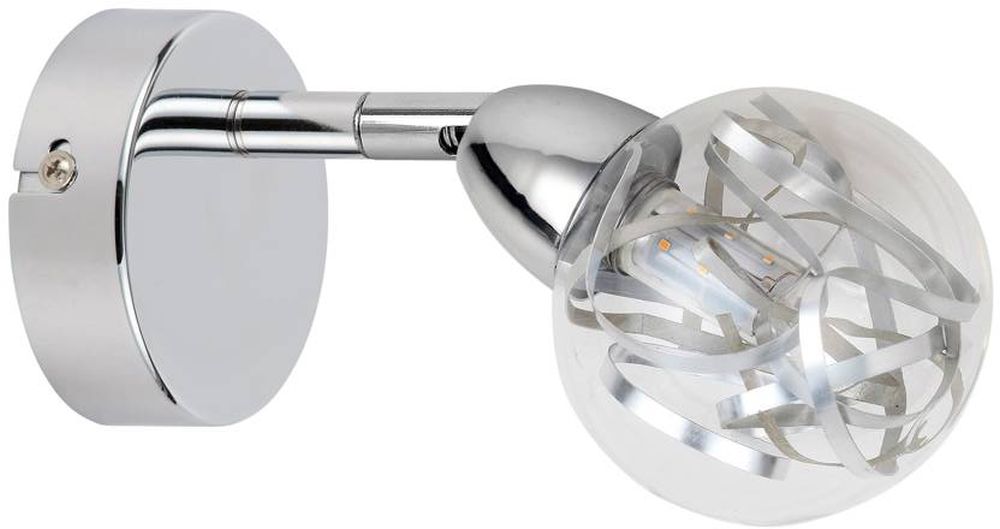 Candellux Bolo lámpara de pared 1x6 W cromo 91-67517