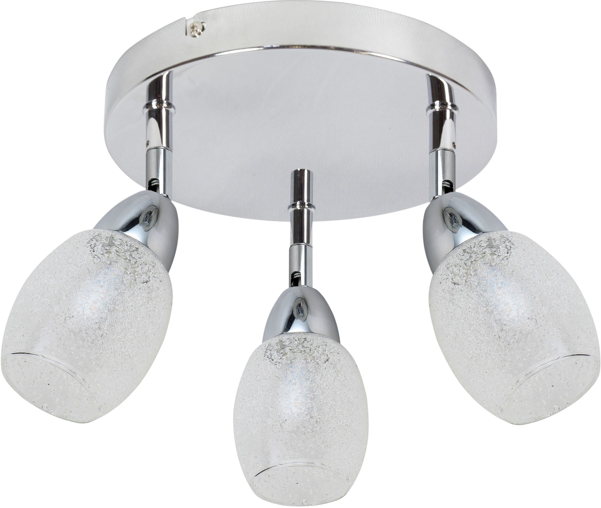 Candellux Rico lámpara de techo 3x6 W cromo-transparente 98-67692