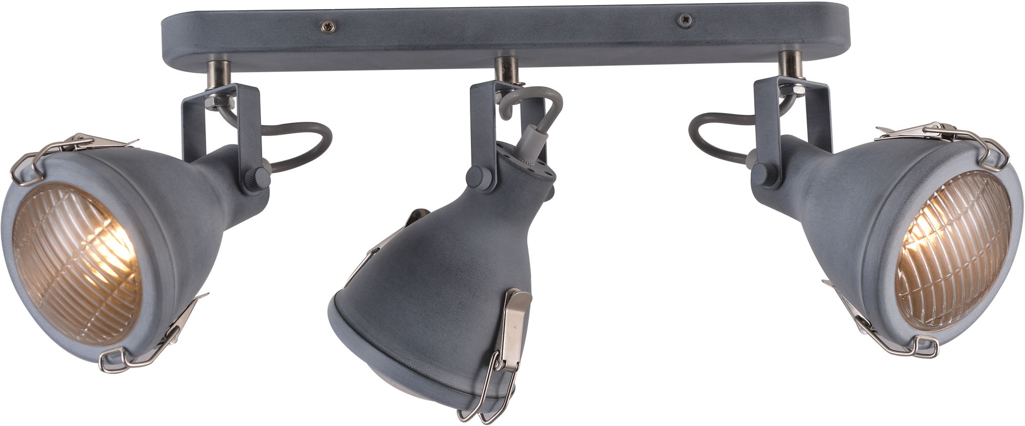 Candellux Crodo lámpara de techo 3x40 W gris 93-71125