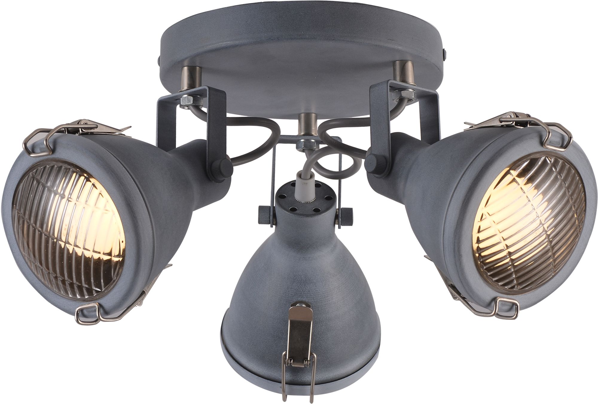 Candellux Crodo lámpara de techo 3x40 W gris 98-71132