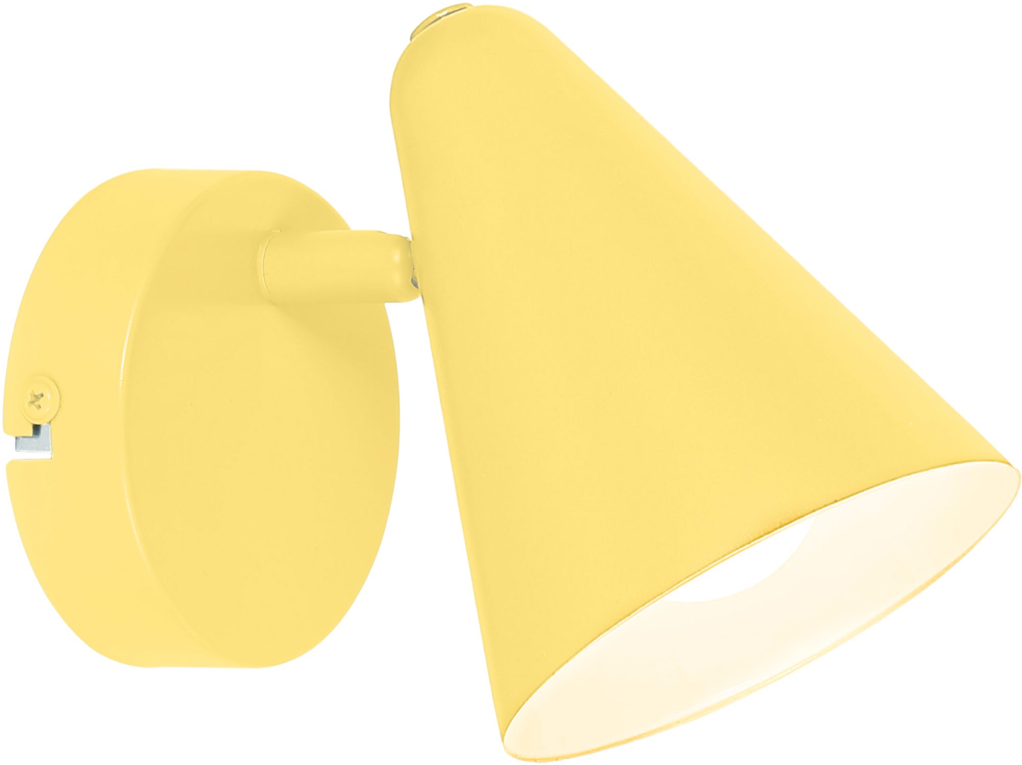 Candellux Amor lámpara de pared 1x40 W amarillo 91-68774