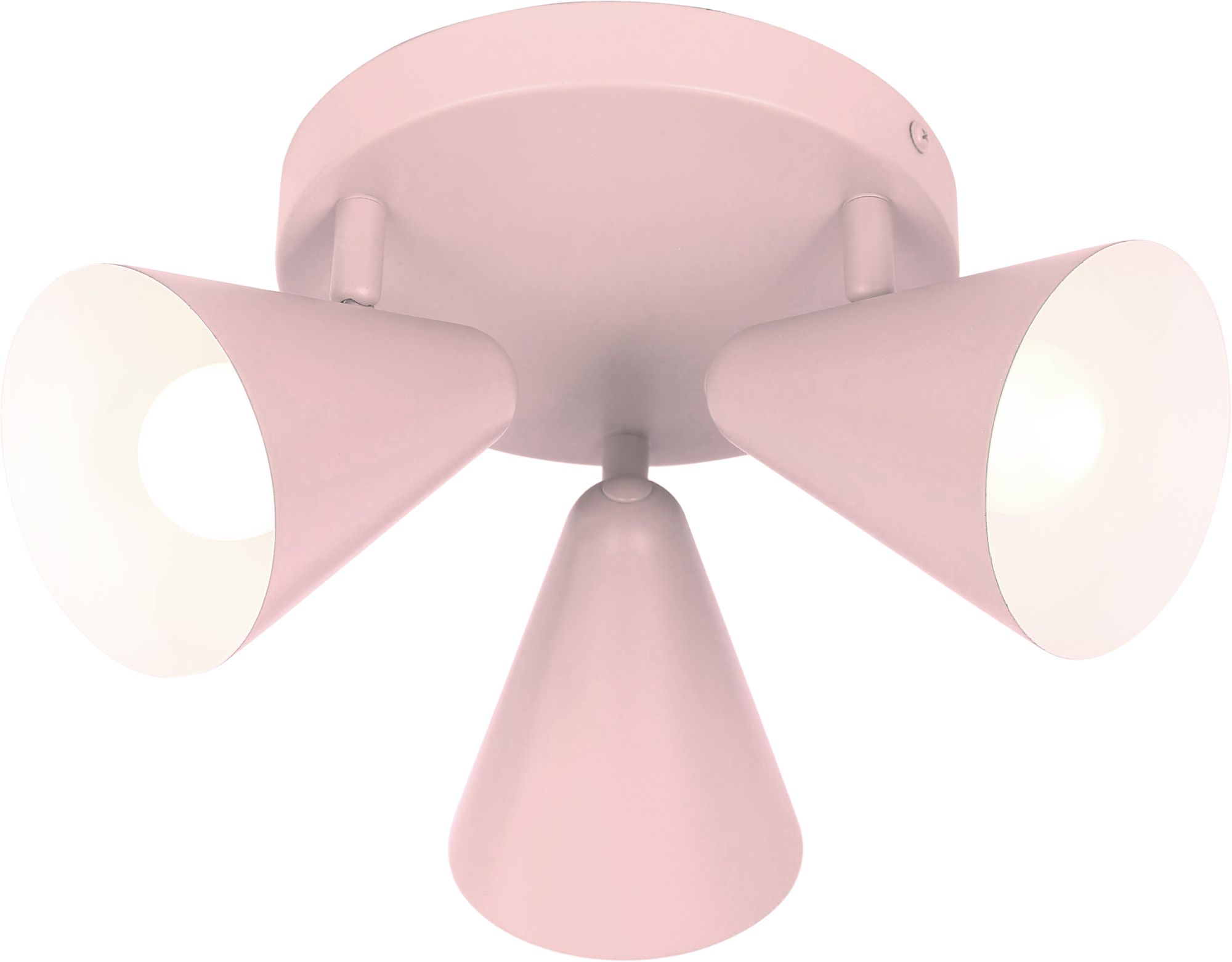 Candellux Amor lámpara de techo 3x40 W rosa 98-68811