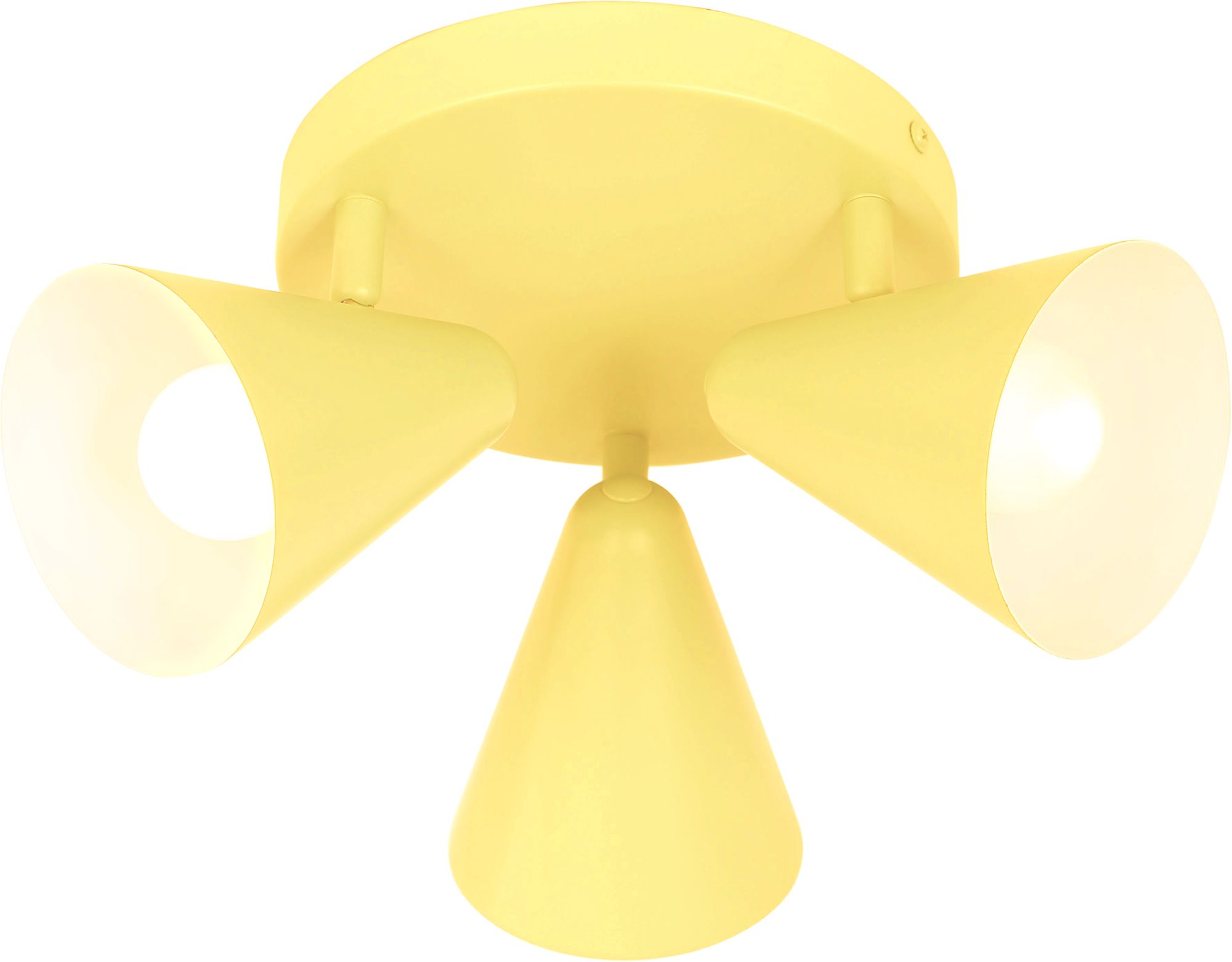 Candellux Amor lámpara de techo 3x40 W amarillo 98-68828