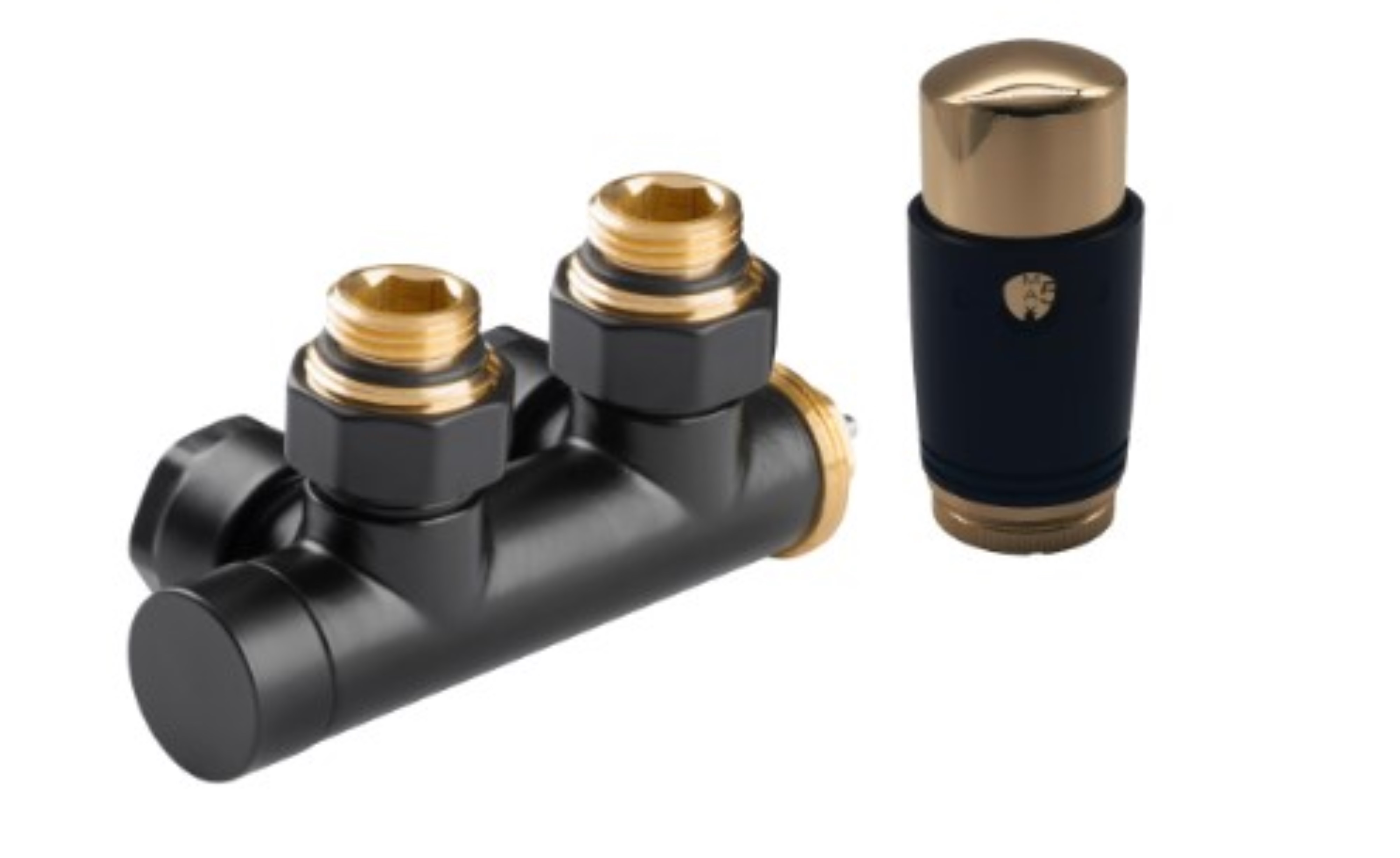 Invena PROV kit termostato negro CZ-93-015