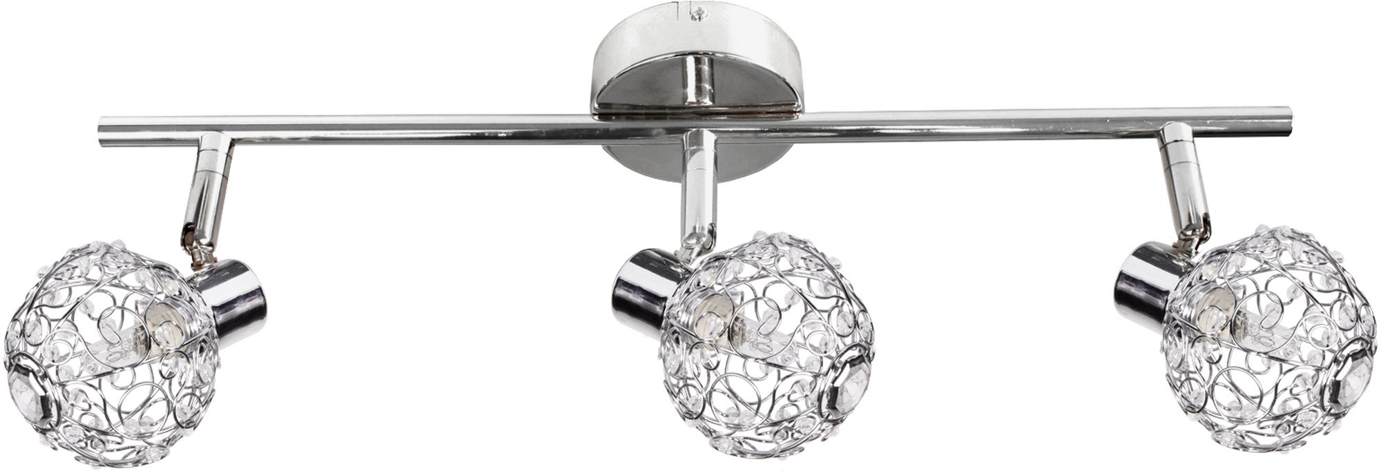 Candellux Collar lámpara de techo 3x40 W cromo 93-13668