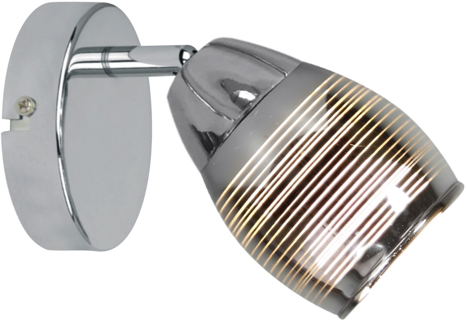 Candellux Milton lámpara de pared 1x10 W cromo 91-58904