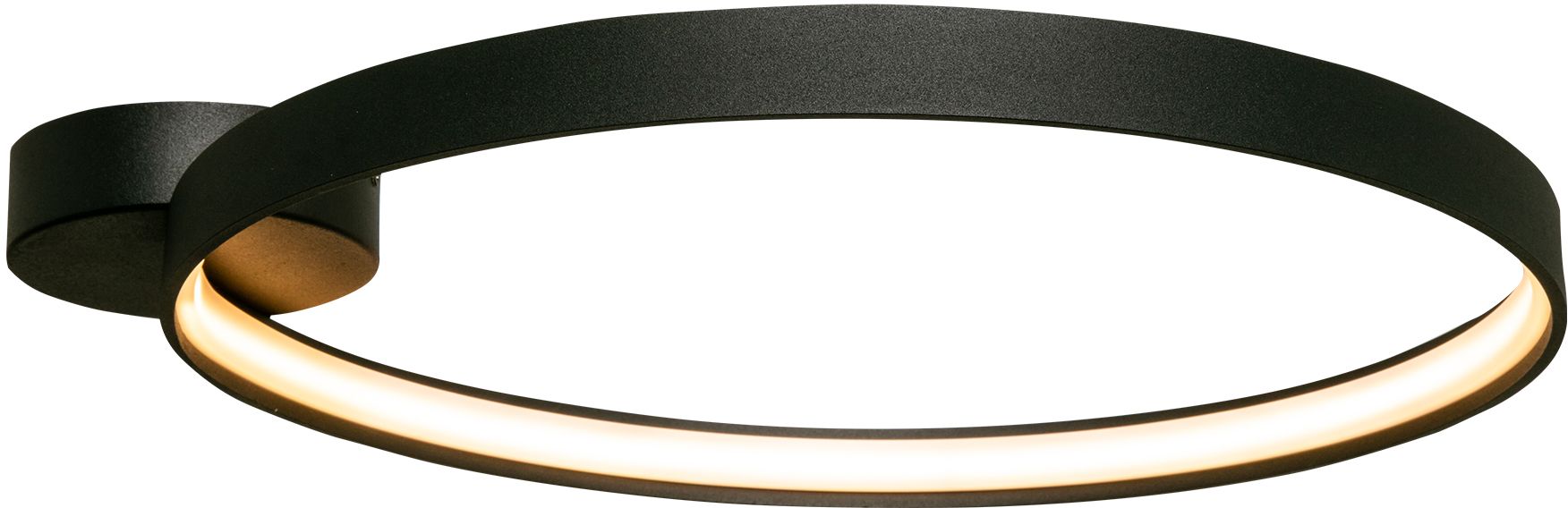Zuma Line Circle lámpara de techo 1x50 W negro LA0772