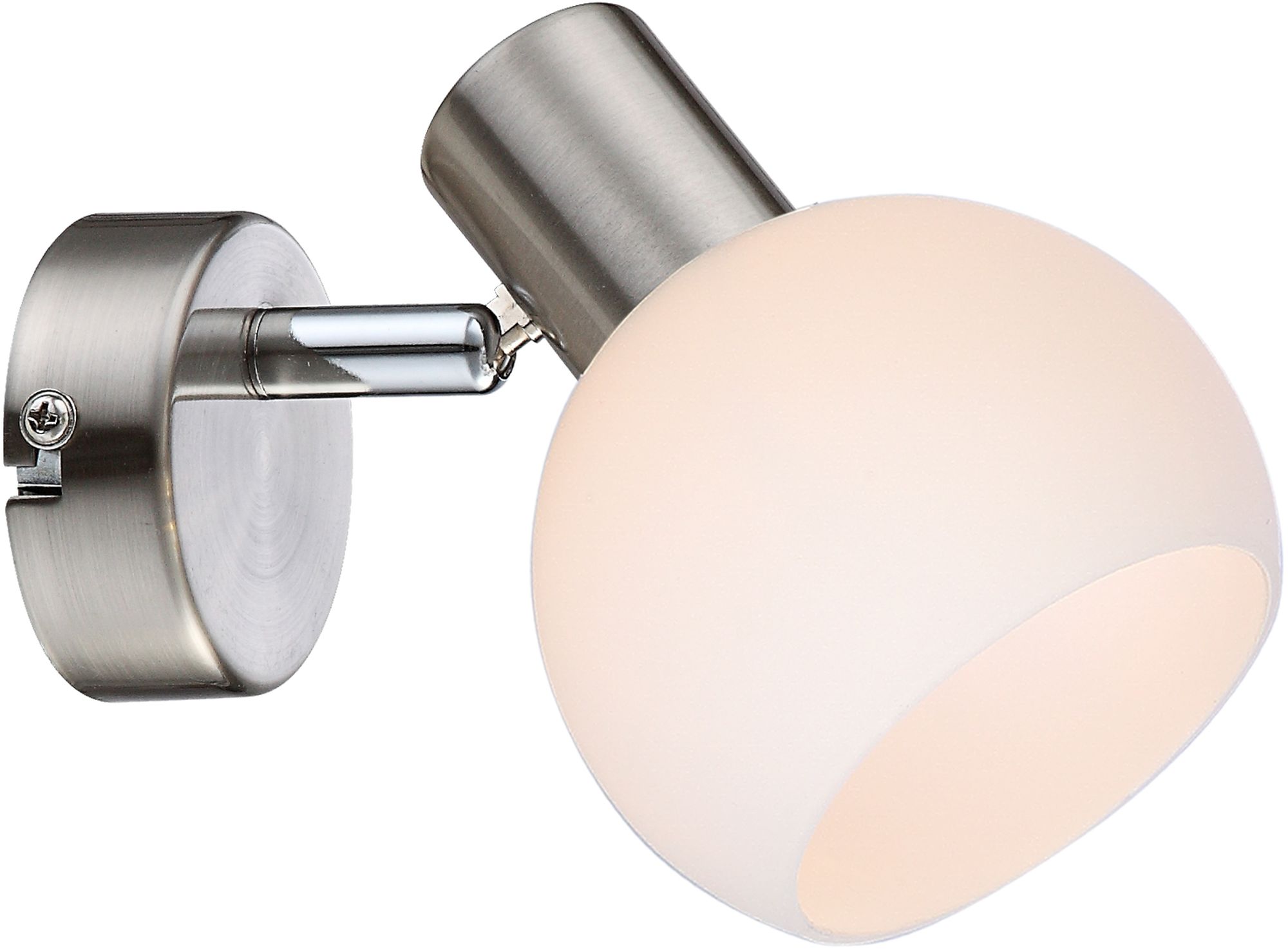 Candellux Mauro lámpara de pared 1x4 W blanco-níquel 91-61584