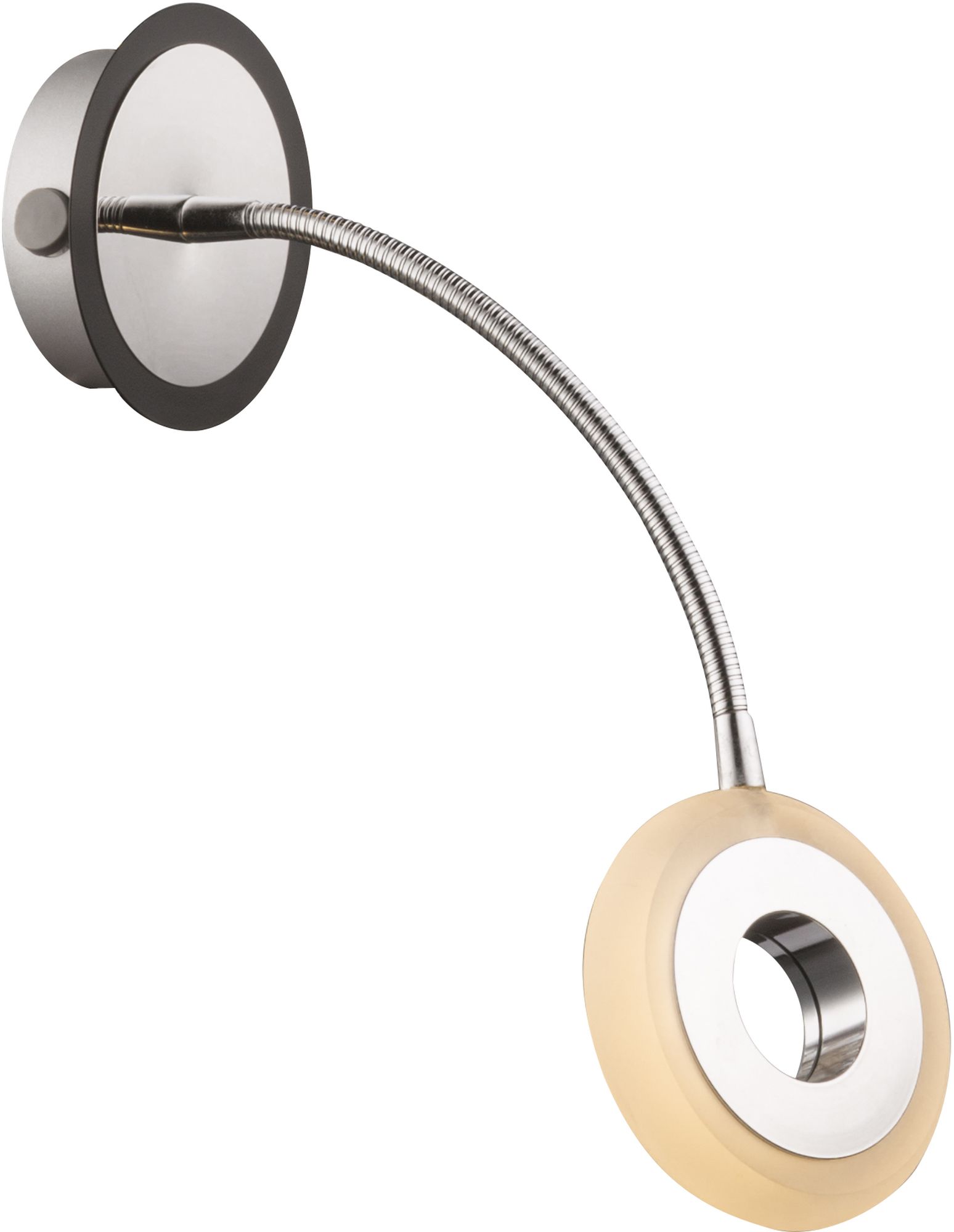 Candellux Arm lámpara de pared 1x5 W negro-cromo 21-62628