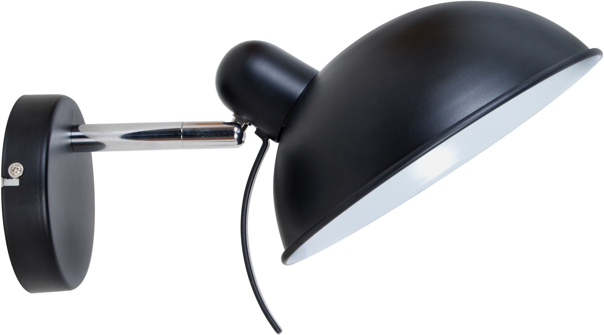 Candellux Durio lámpara de pared 1x40 W negro 21-53589