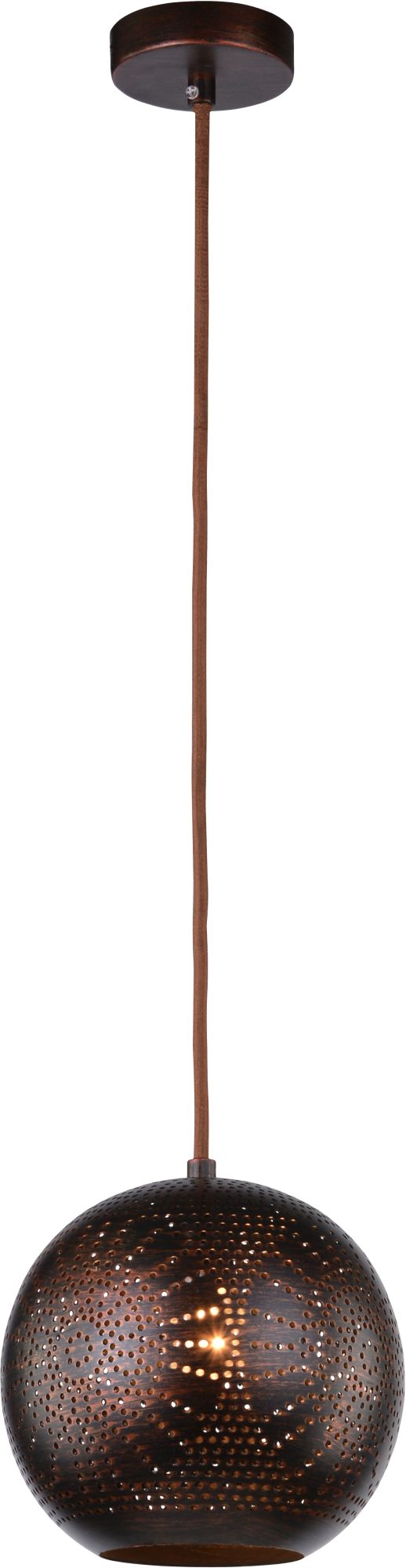 Candellux Sfinks lámpara colgante 1x60 W marrón 31-43283