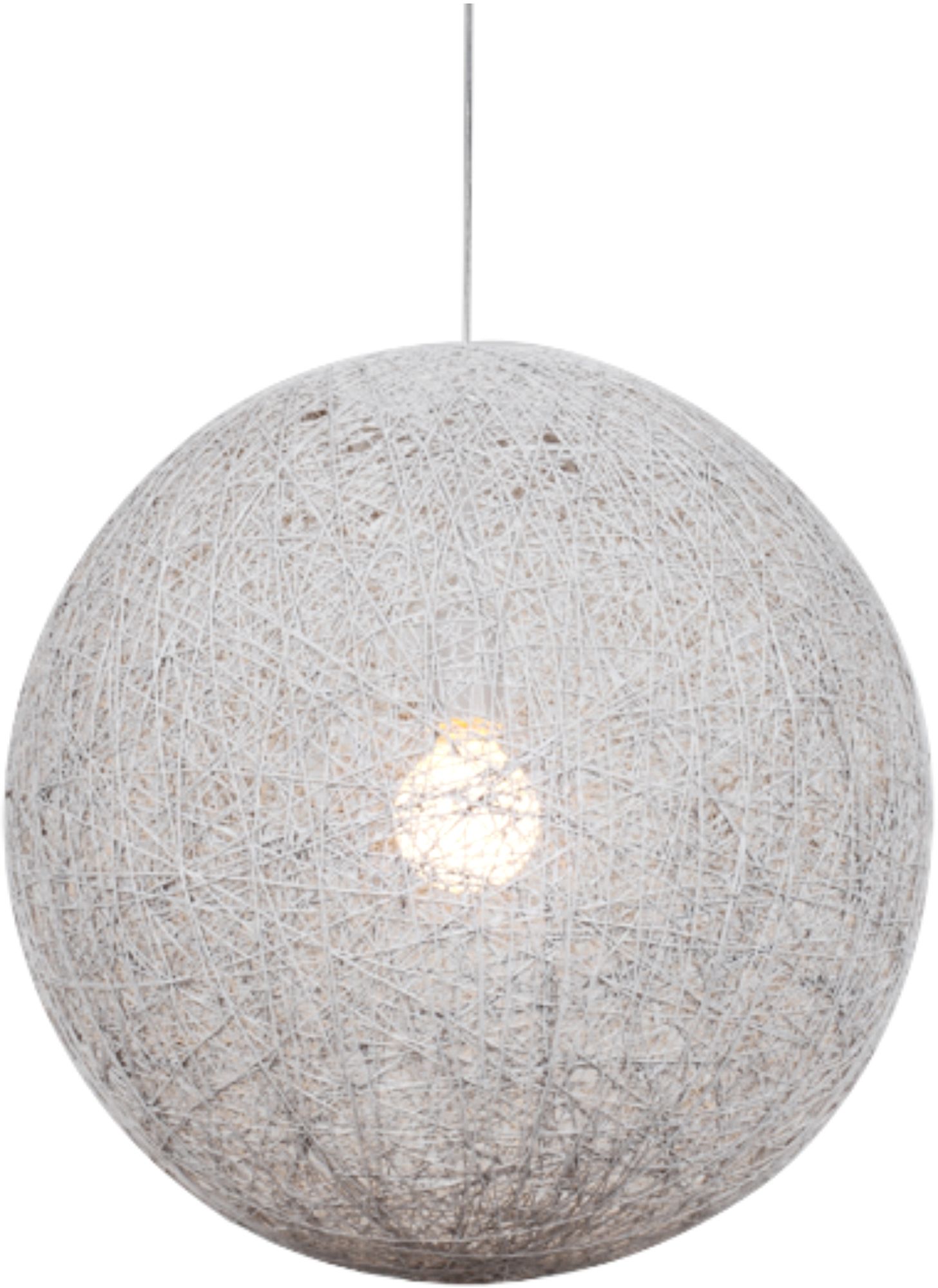 Candellux Caruba lámpara colgante 1x60 W blanco 31-26944