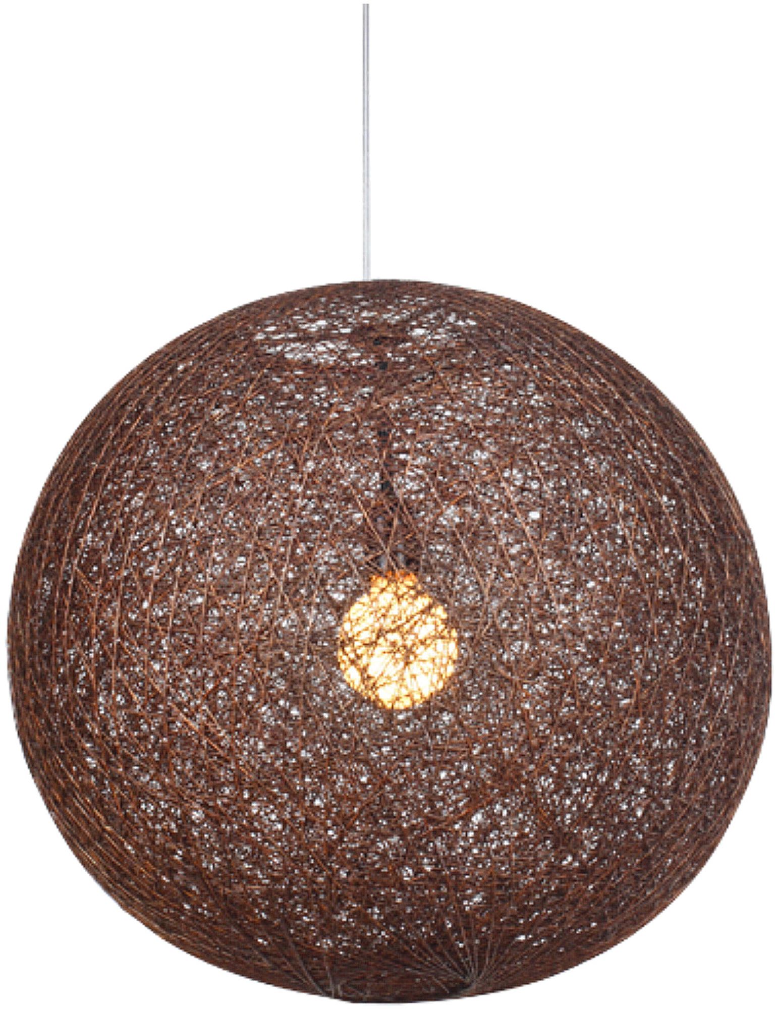 Candellux Caruba lámpara colgante 1x60 W marrón 31-26906