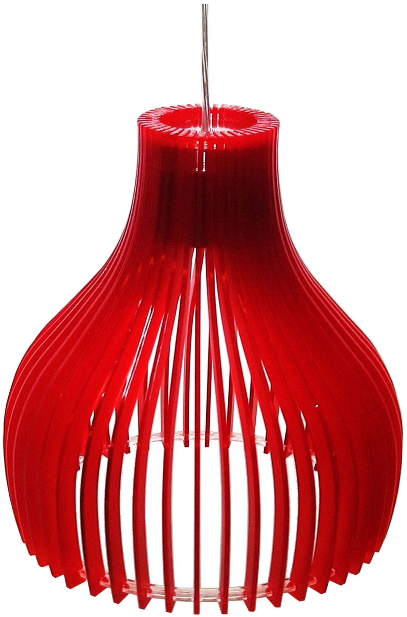 Candellux Buren lámpara colgante 1x60 W rojo 31-50253