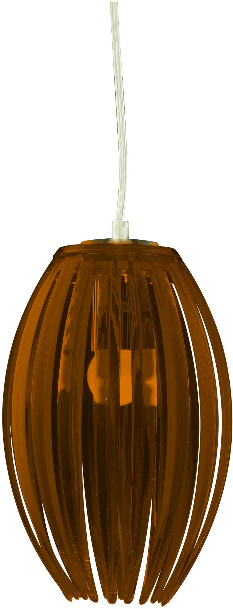 Candellux Abuko lámpara colgante 1x60 W marrón 31-55043