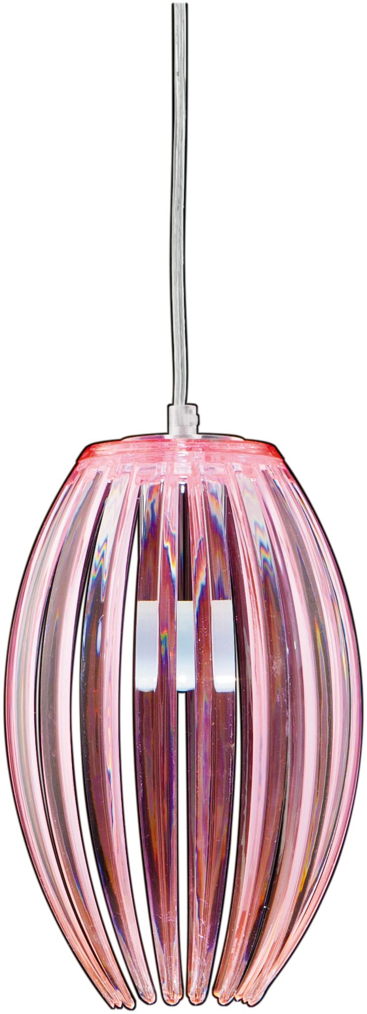 Candellux Abuko lámpara colgante 1x60 W rosa 31-55548