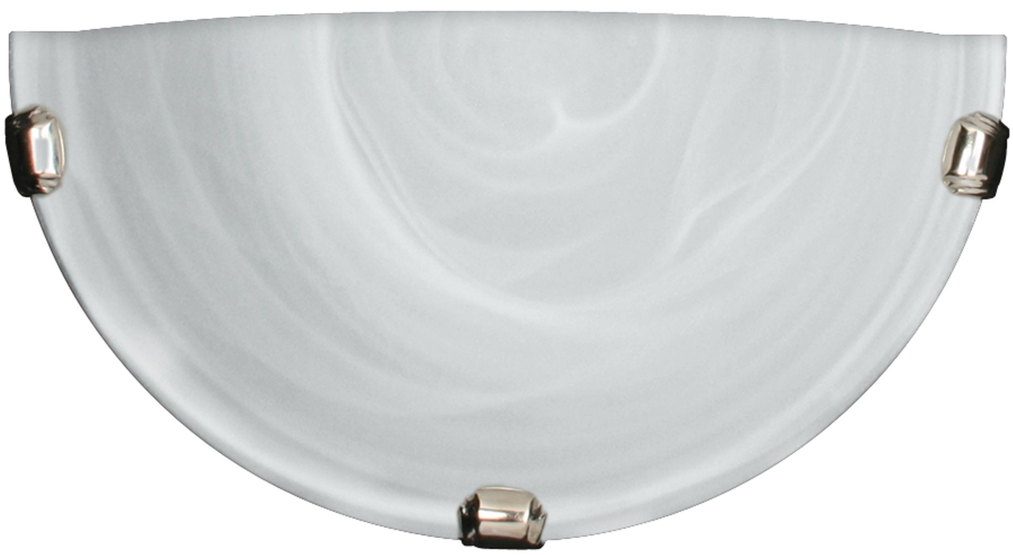 Candellux Duna plafón 1x60 W blanco-cromo 11-38671