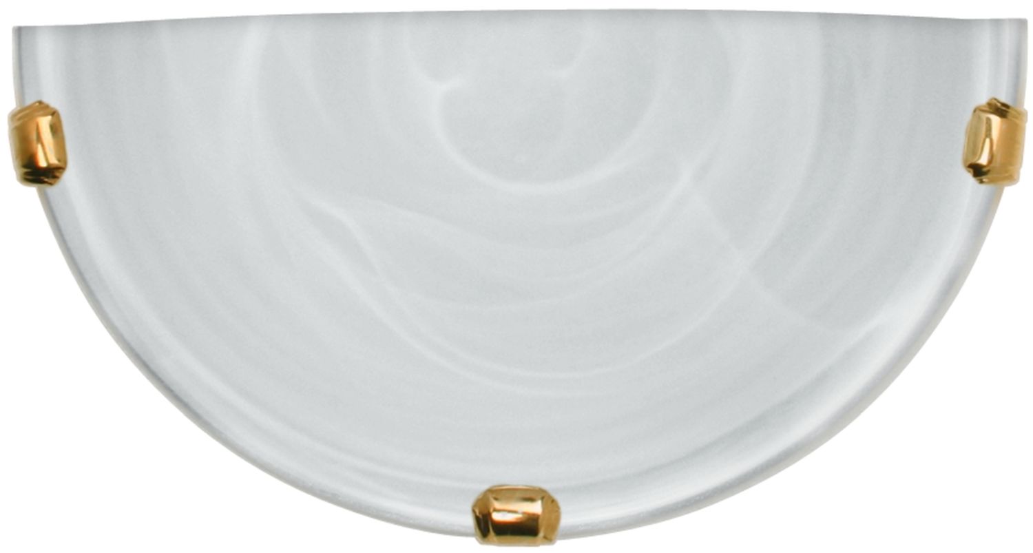 Candellux Duna plafón 1x60 W blanco-latón 11-38770