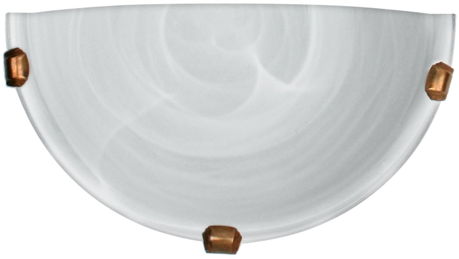 Candellux Duna plafón 1x60 W blanco-pátina 11-38688