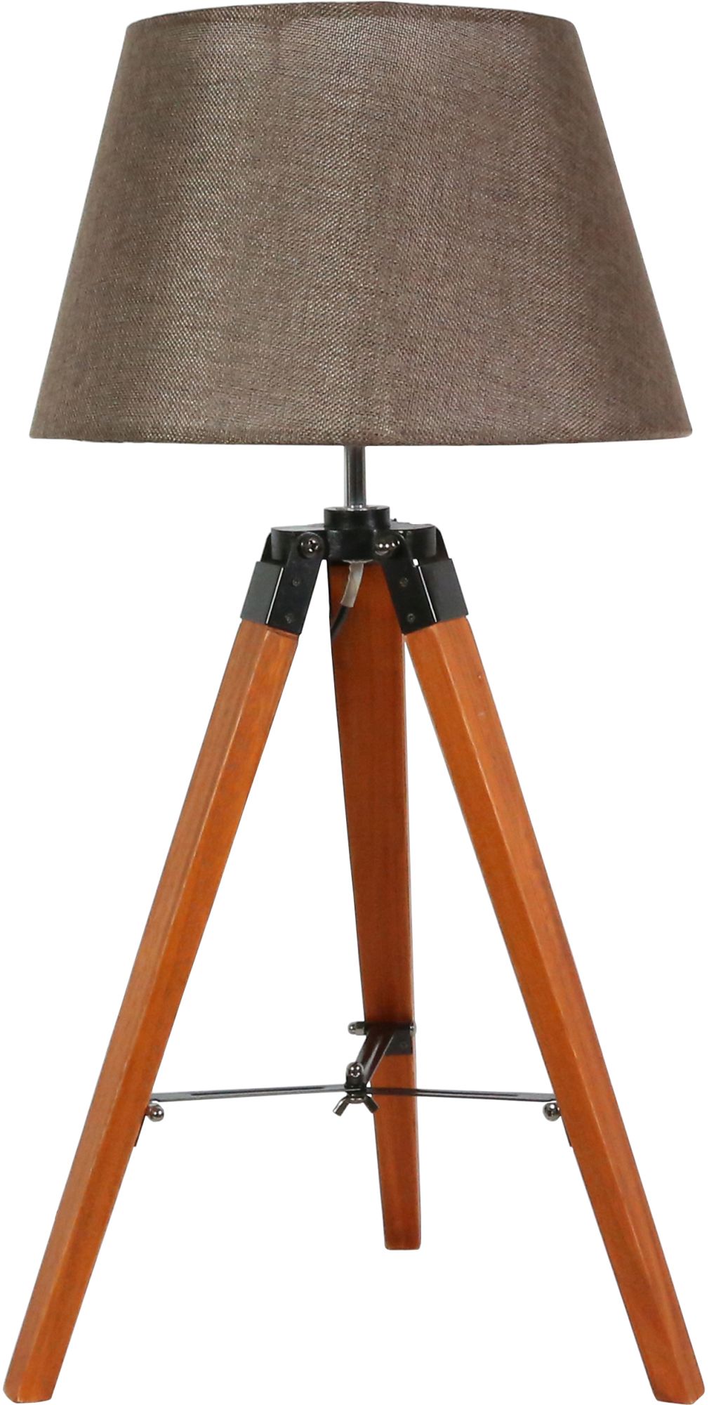 Candellux Lugano lámpara de sobremesa 1x60 W madera-marrón 41-31211