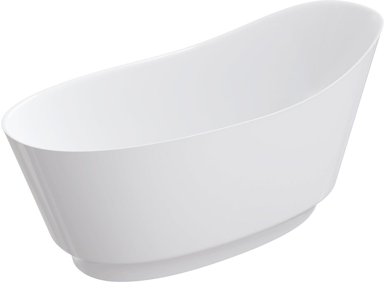 Omnires Neo M+ bañera exenta 158x72 cm oval blanco NEO158SWWBP