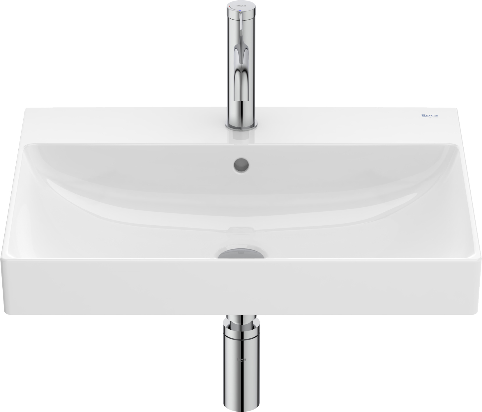 Roca Ona lavabo 60x46 cm rectangular clásico blanco A327686000