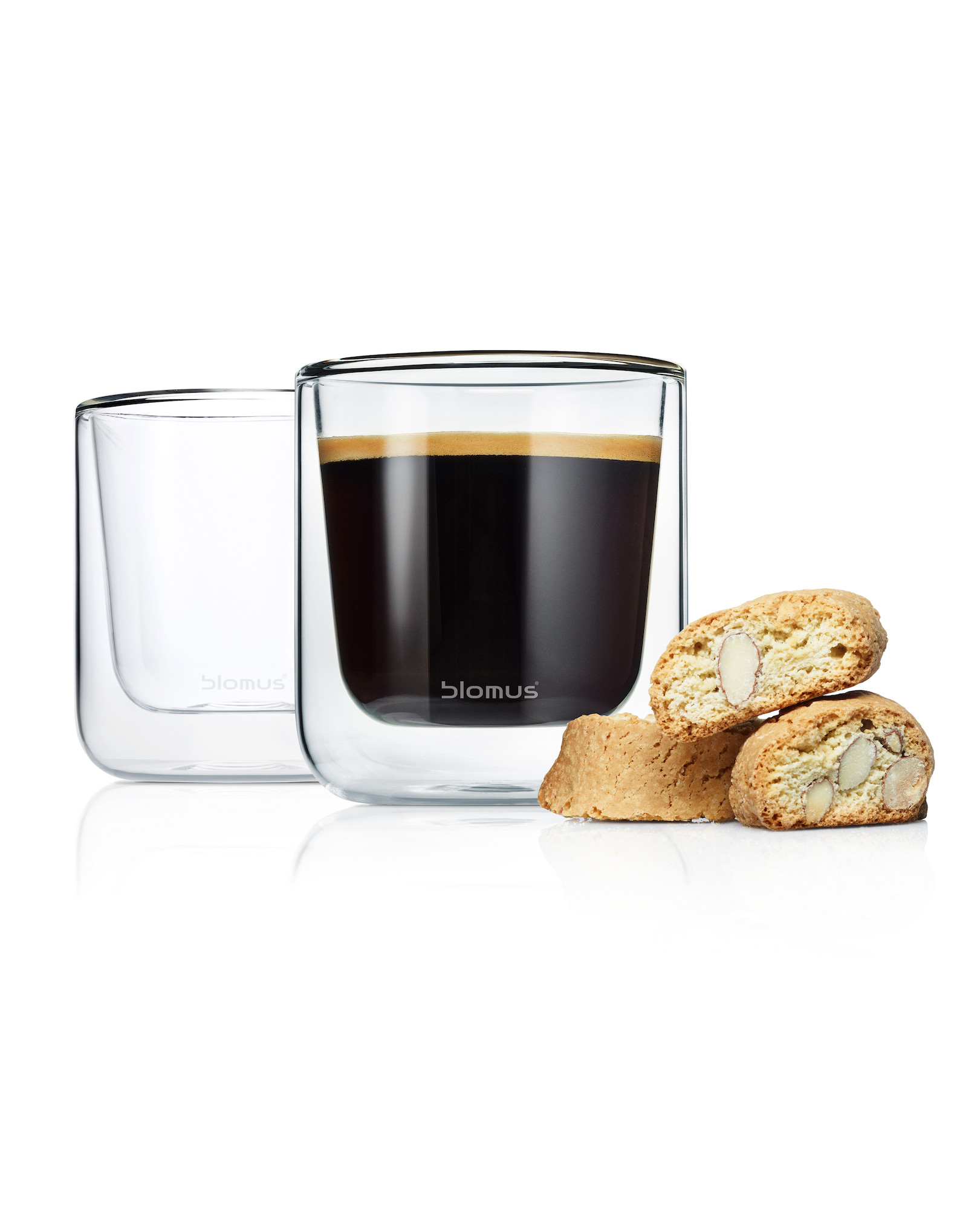Blomus Nero vaso 7.5x7.5x8.5 cm transparente B63653
