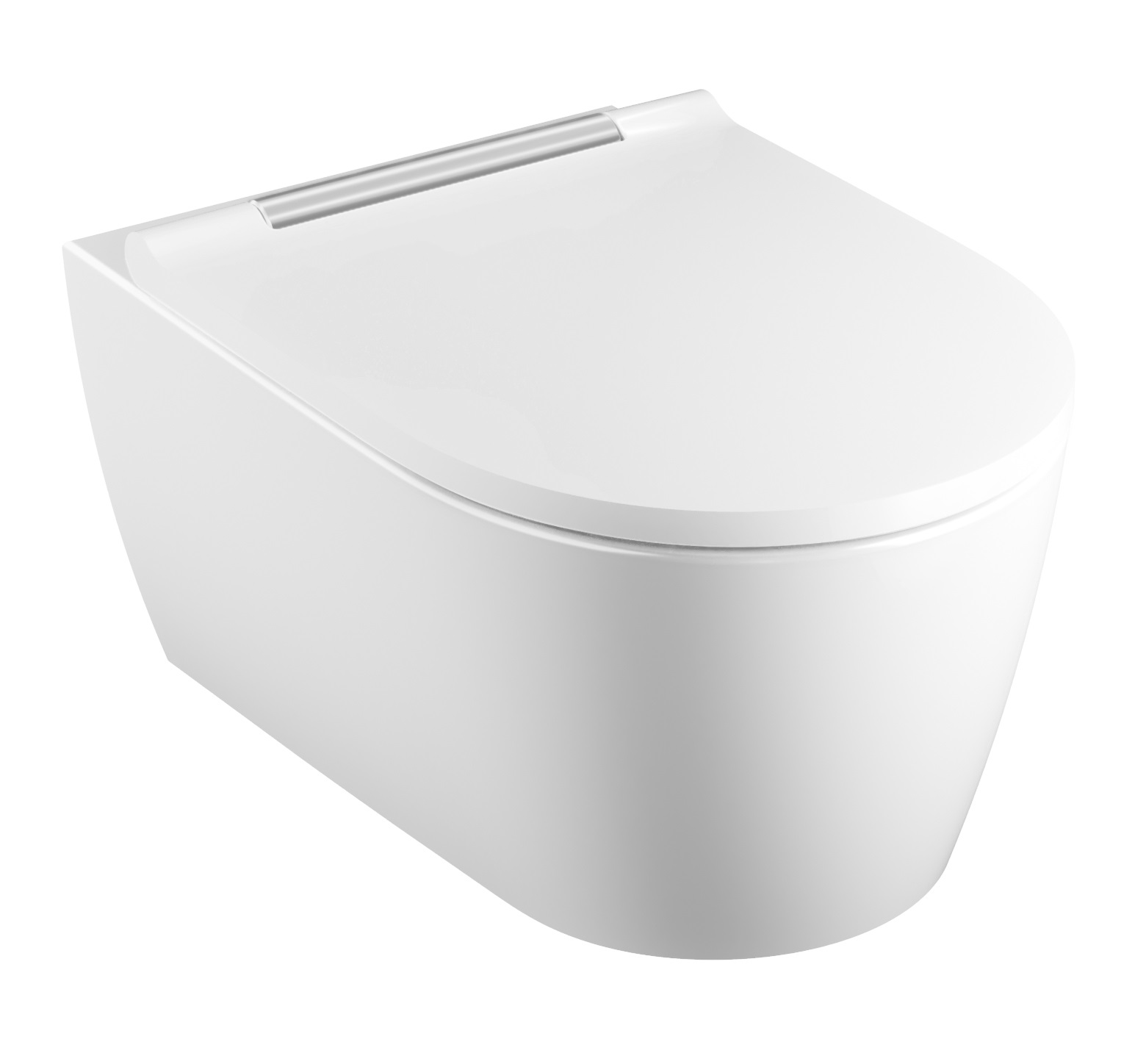 Geberit One taza de inodoro con asiento de cierre suave suspendido sin reborde con descarga de remolino blanco mate 500.202.JT.1