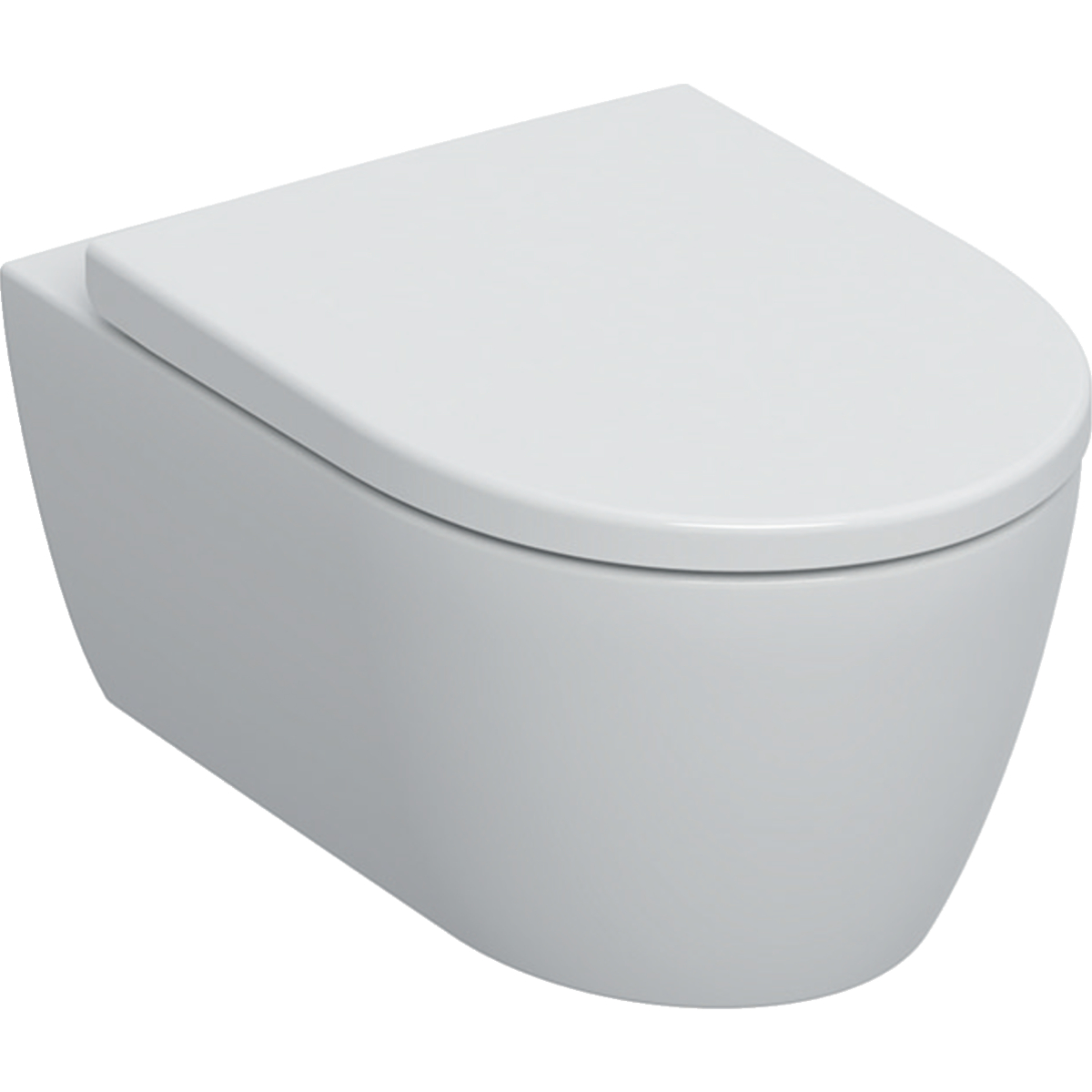 Geberit iCon conjunto taza de inodoro + tapa suspendido sin reborde blanco mate 501.663.JT.1