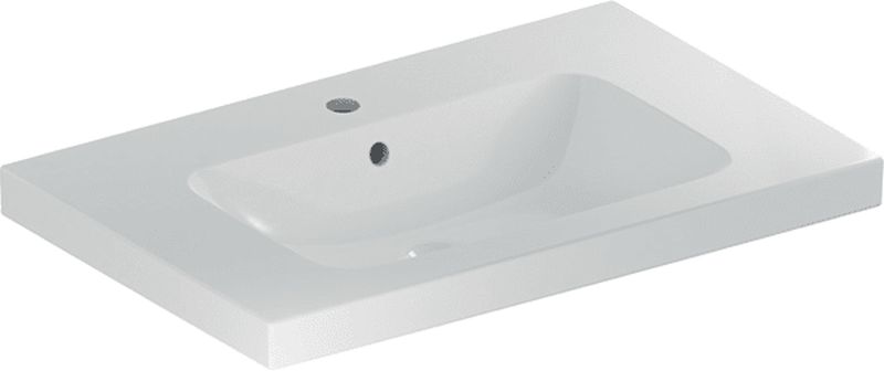 Geberit iCon lavabo 75x48 cm rectangular para mueble blanco brillante 501.839.00.1