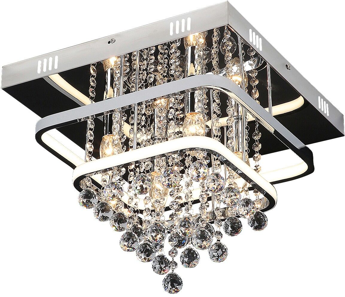 Rabalux Pallas lámpara de techo 5x40 W blanco-cromo 2239