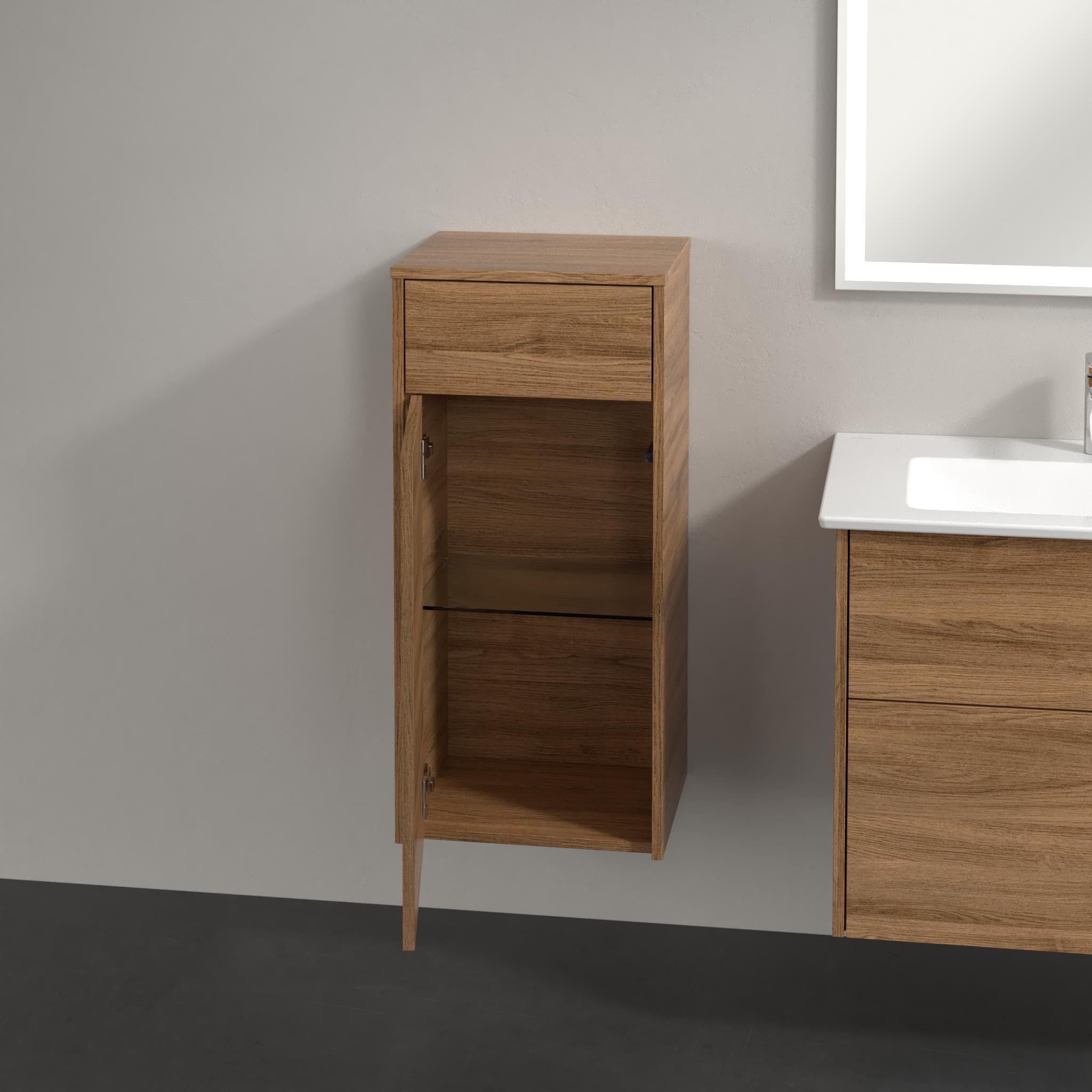Villeroy & Boch Finero armario 40x35x87 cm suspendido, lateral roble C53100RH