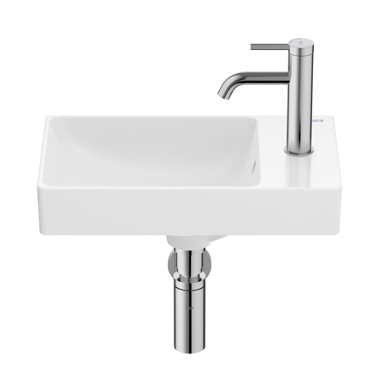 Roca Ona lavabo 45x26 cm rectangular clásico blanco A327681S00