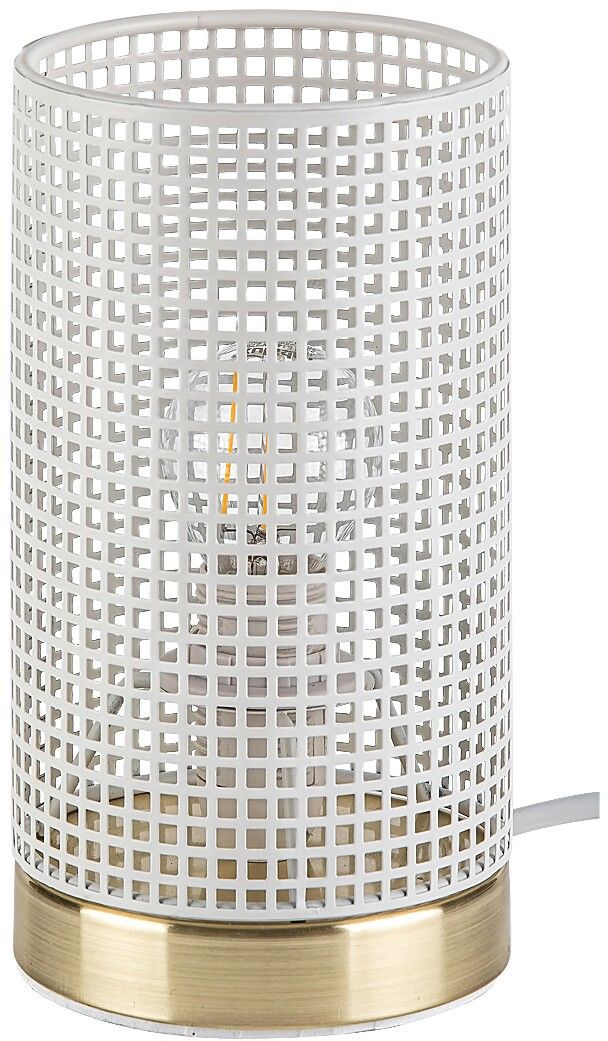 Rabalux Boogie lámpara de sobremesa 1x25 W blanco-oro 3179