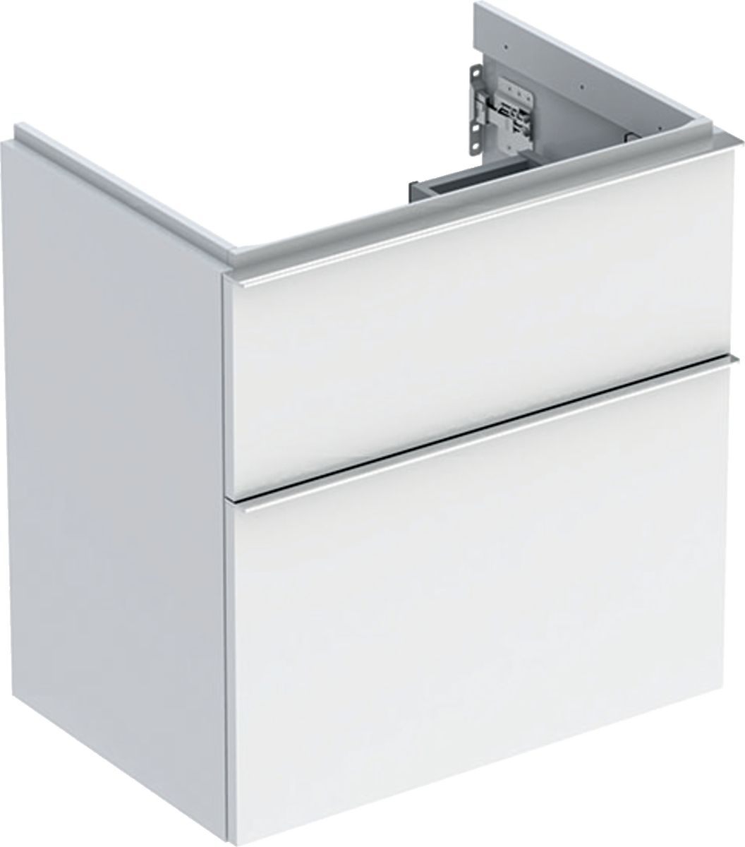Geberit iCon armario 59.2x41.6x61.5 cm suspendido, para lavabo blanco-cromo 502.307.01.2